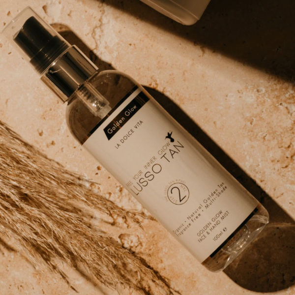 lusso golden glow mist